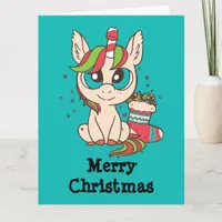 Christmas Unicorn Card