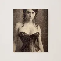 Beautiful Victorian Corset Woman Jigsaw Puzzle