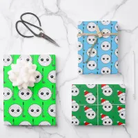 Golf Ball Birthday and Christmas Wrapping Paper Sheets