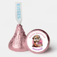 Otter Themed Girl's Birthday Party Photo Hershey&#174;'s Kisses&#174;