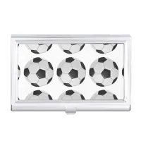 American Soccer or Association Football Business Card Holder