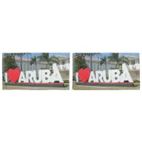 I love Aruba - One happy Island Pillowcase