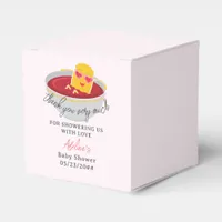 Cute Little Nugget Chicken Nugget Girl Baby Shower Favor Boxes