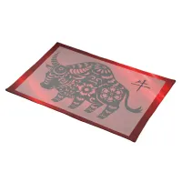 Chinese Zodiac Year of the Ox | Cloth Placemat