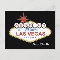 vegas save the date announcement