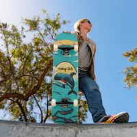 Moby-Dick Whale Skateboard