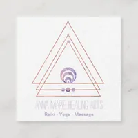 Spiritual New Age and Metaphysical | Purple Square Business Card