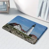 Portland Head Lighthouse Maine Bathroom Mat