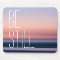 Beautiful Be Still Ocean Sunset Scenery Mouse Pad