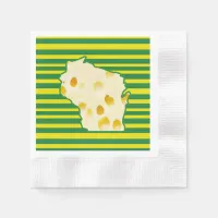 Swiss Cheese Head Wisconsin Party Napkins