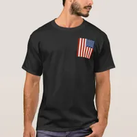 Emergency Medical Worker Tribute USA Flag -EMT EMS T-Shirt