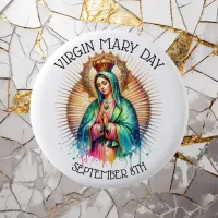 Virgin Mary Day | September 8th Button