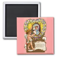 Cupid Vintage Valentine’s Day Magnet