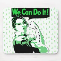 Lyme Disease awareness "We Can Do It" Mouse Pad