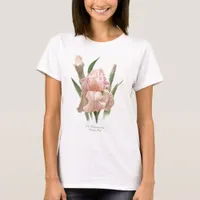 Blush Pink Iris T-Shirt