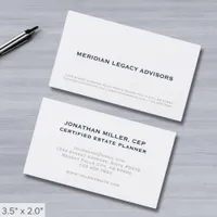 Simple Minimalist Business Card