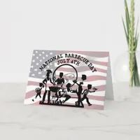 National Barbecue Day July 4th Get Together Card