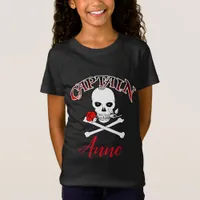 Personalized Jolly Roger (Rose) T-Shirt