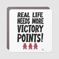 Real Life Victory Points Board Gaming Time Car Magnet