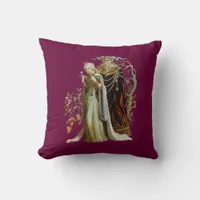 Beauty and the Beast Throw Pillow