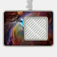 Orion Nebula Space Galaxy Christmas Ornament