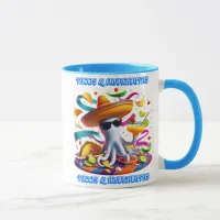 Festive Fiesta Flavors tacos and margaritas Mug