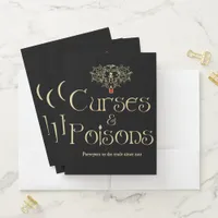 Curses and Poisons Pocket Folder