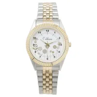 Elegant Timeless Soft Gold Floral Minimalism Watch