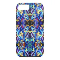 Contemporary Blue Abstract - Depth Illusion iPhone 8/7 Case