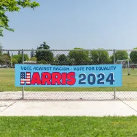 Kamala Harris 2024 Vote Against Racism Banner