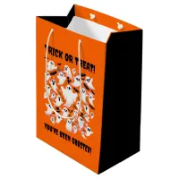 Funny You've Been Ghosted! Ghosts in Flight Medium Gift Bag