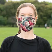 Timeless Rose Floral Charm Adult Cloth Face Mask