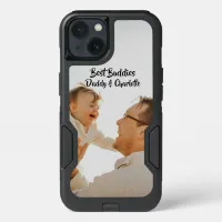 Fathers Day Best Buddies Dad and Child Photo iPhone 13 Case