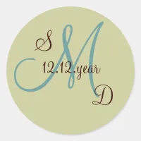 Custom Monogram label