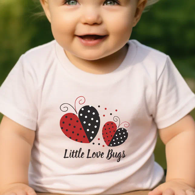 Ladybug Heart cute Baby T-Shirt