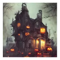 Halloween Haunted House Acrylic Print