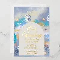 Modern Elegant Chic Foil Invitation