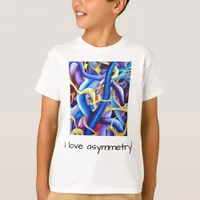 Contemporary Blue Abstract - Depth Illusion T-Shirt