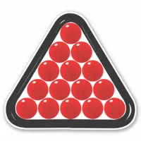 Snooker Balls in Triangle Sticker