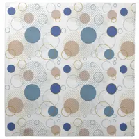 Sand and Blue Beach Color Dots Cloth Napkin