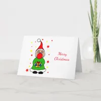 Cute Christmas elf Card