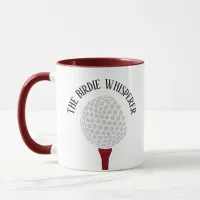 Funny The Birdie Whisperer Golf Ball Tee Mug