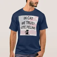 Thumbnail for Vote Cat with American Flag T-Shirt