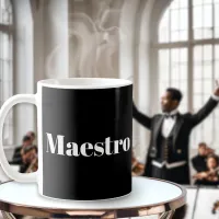 Maestro Conductor Pianist Musician Music Themed Coffee Mug