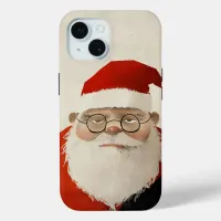 Tired Santa iPhone 15 Case