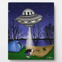 UFO Extraterrestrial Abduction Alien  Plaque