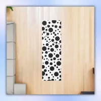 Black Polka Dots on White | Runner