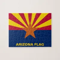 Arizona State Flag Jigsaw Puzzle