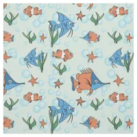 Cute Cartoon Fish Fabric