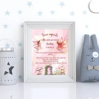 Whimsical Fairy-Themed Poster